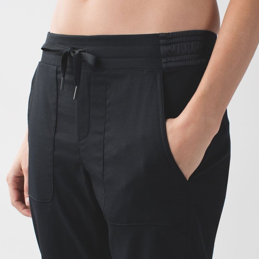 Lululemon & Go Take You There Black Trouser Pants